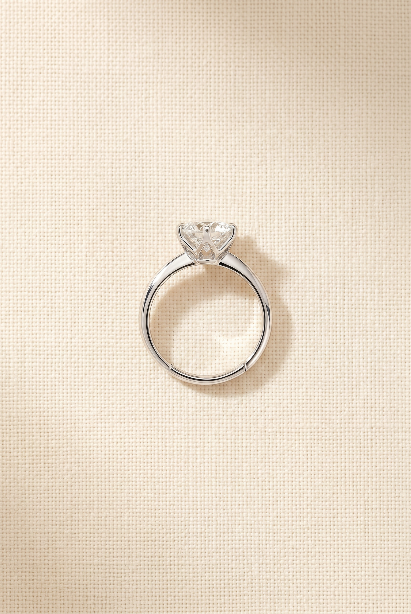 Anillo Solitario Étoile