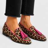 Mocasín Lana con Flecos