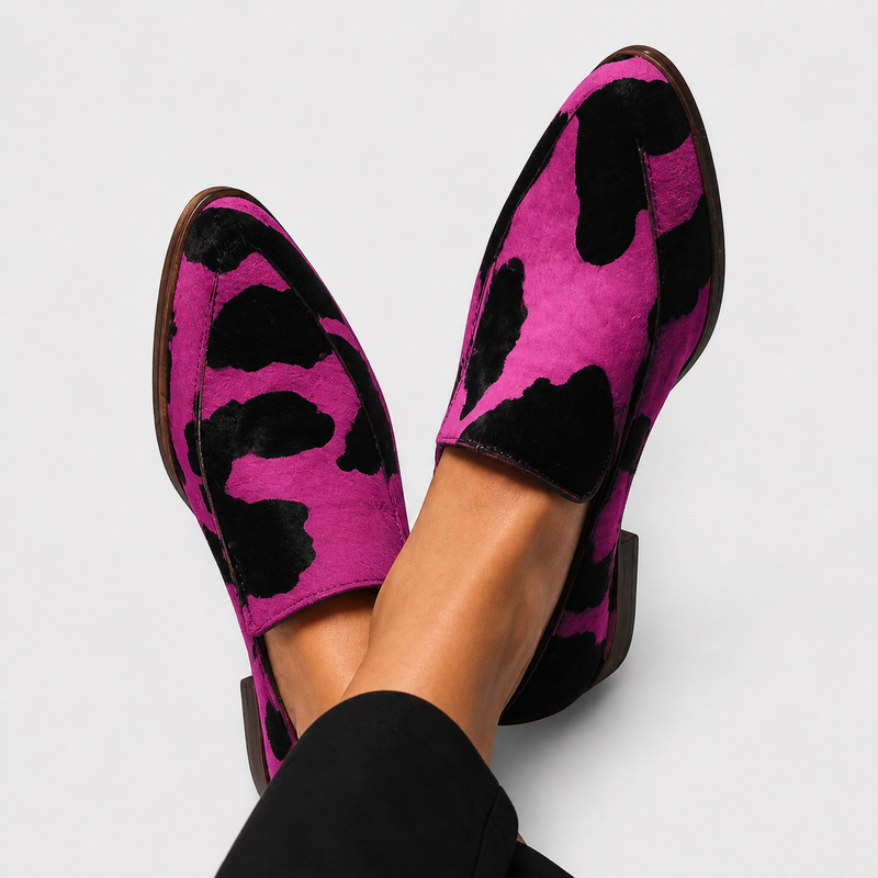 Mocasín Paloma Vaca Print