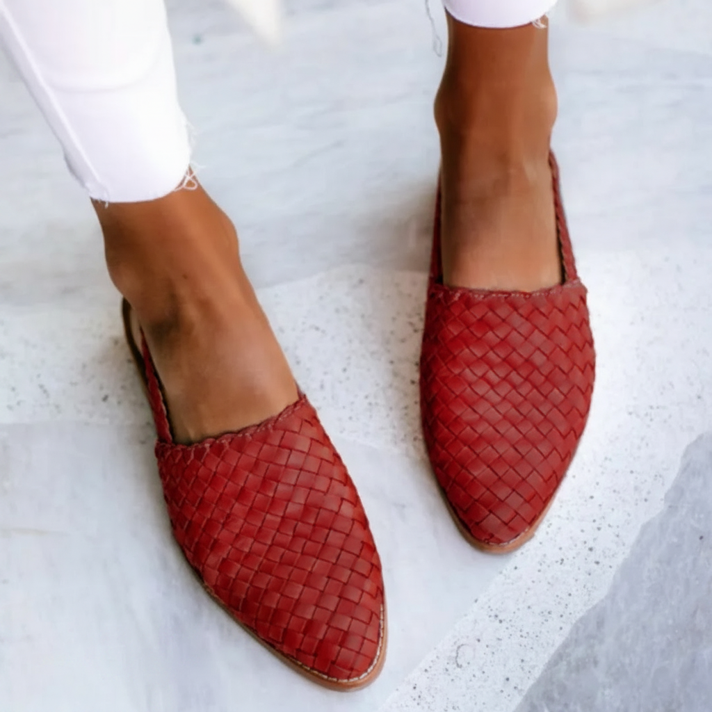 Pilar zapatillas slip-on - Rojo