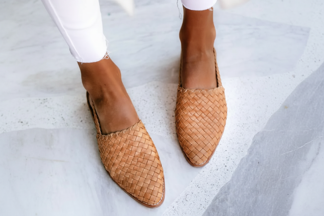 Pilar zapatillas slip-on - Beige