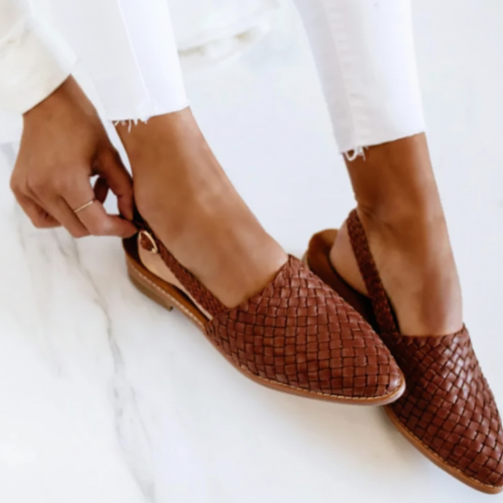 Pilar zapatillas slip-on - Marrón