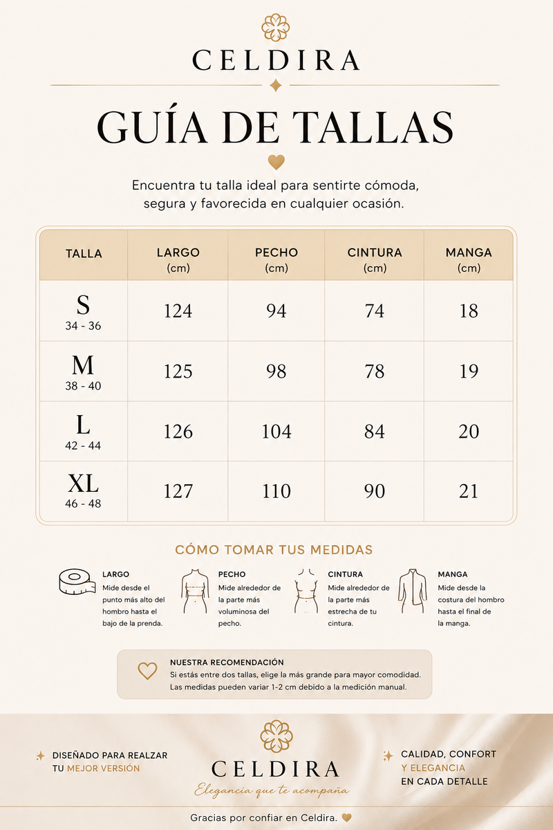 Guía de tallas