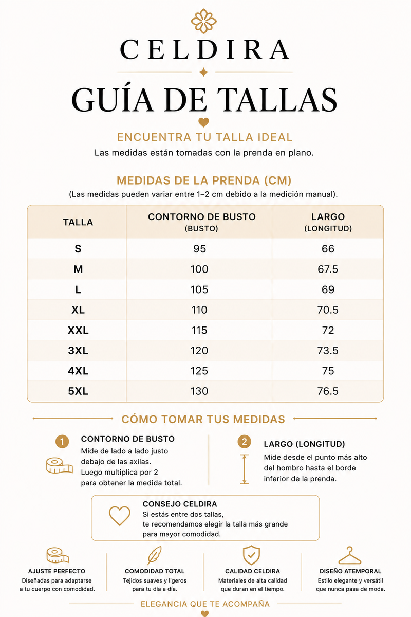 Guía de tallas