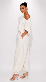 Conjunto Valentina — Top Holgado y Pantalones Ajustados