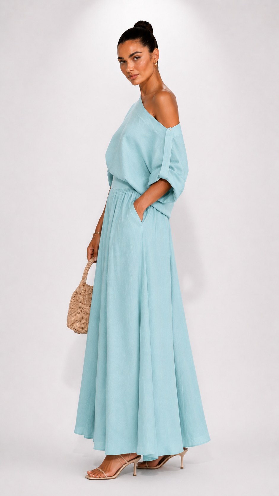 Conjunto Valentina — Top Holgado y Pantalones Ajustados