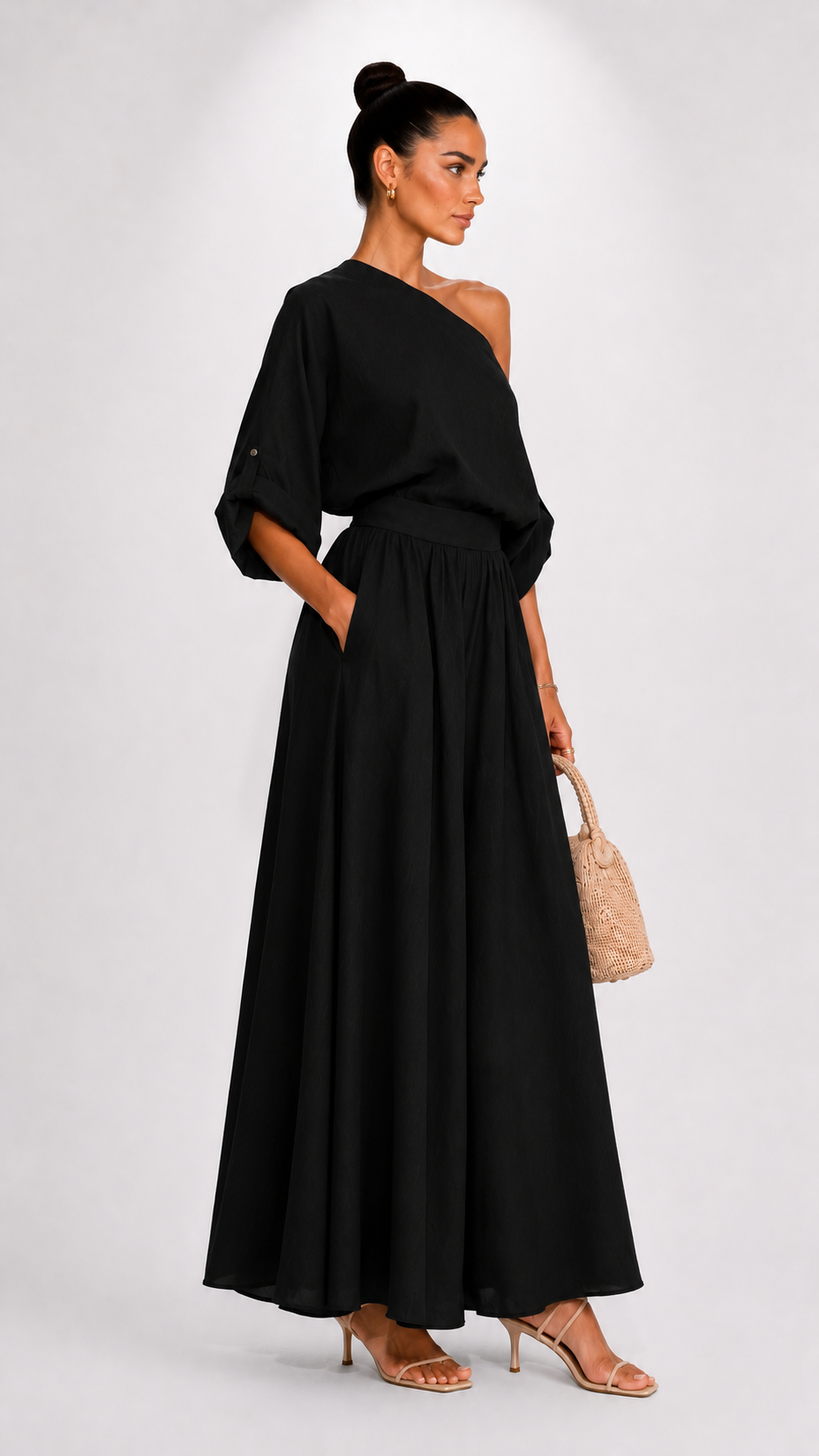 Conjunto Valentina — Top Holgado y Pantalones Ajustados