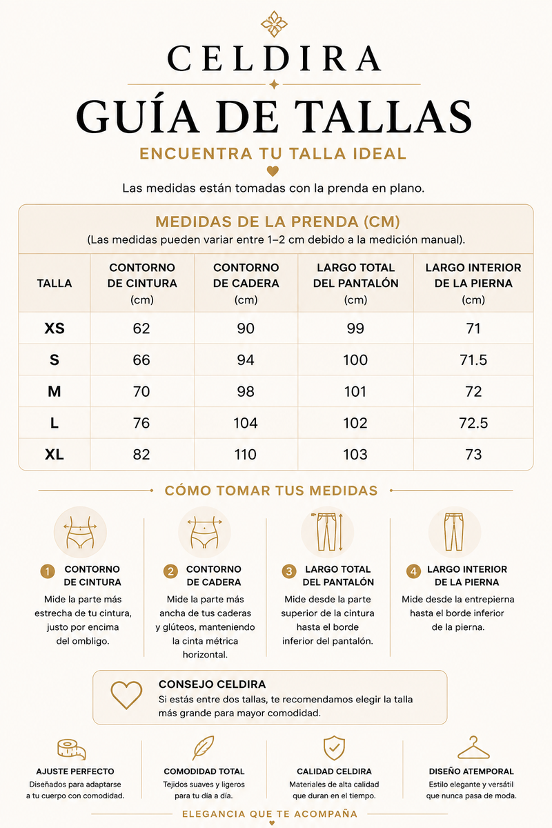 Guía de tallas