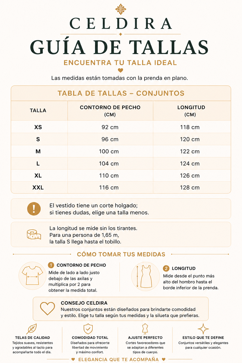 Guía de tallas