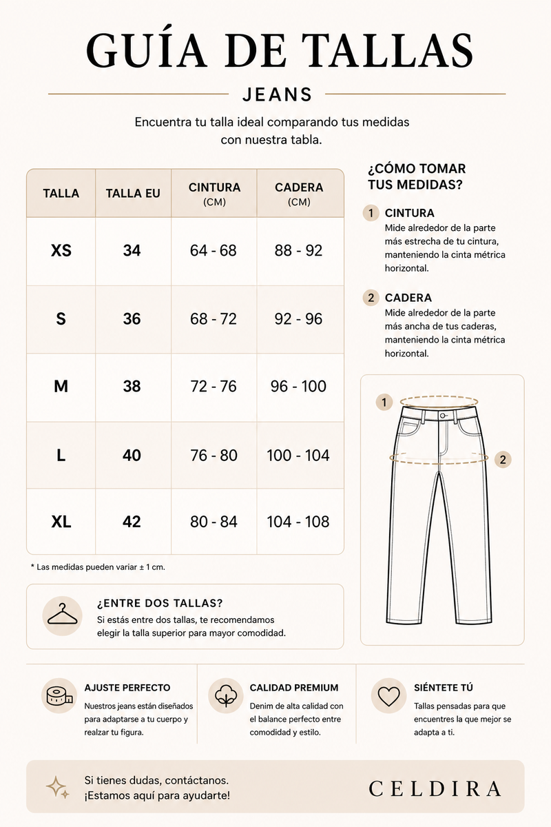 Guía de tallas