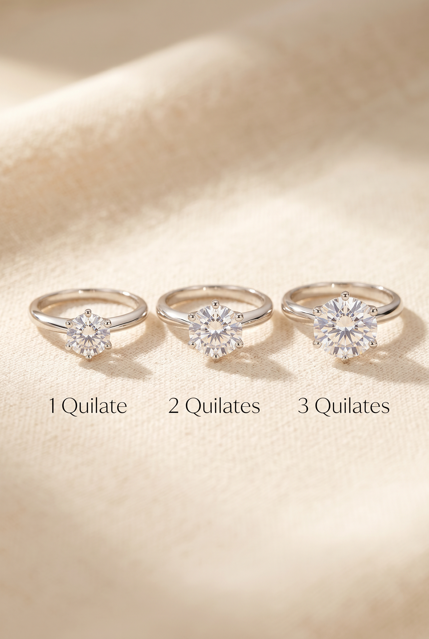 Anillo Solitario Étoile
