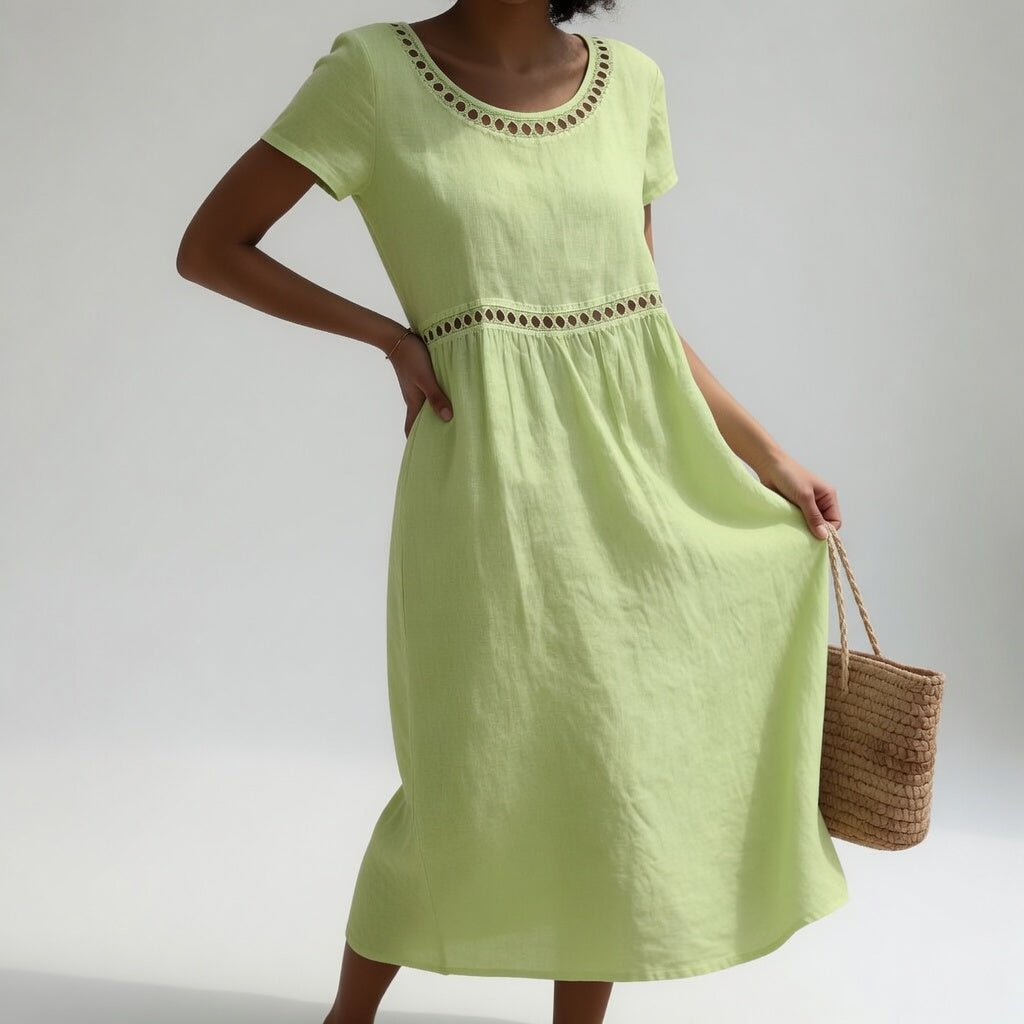 Silvia | Vestido bordado