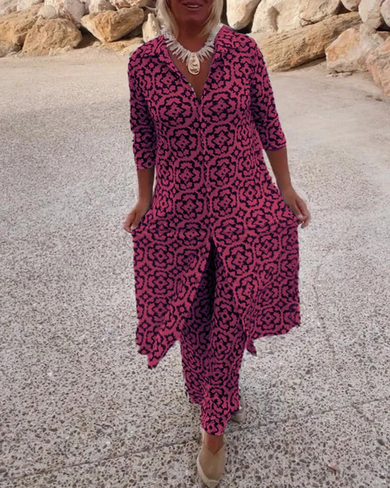 Paqui conjunto botones rosa