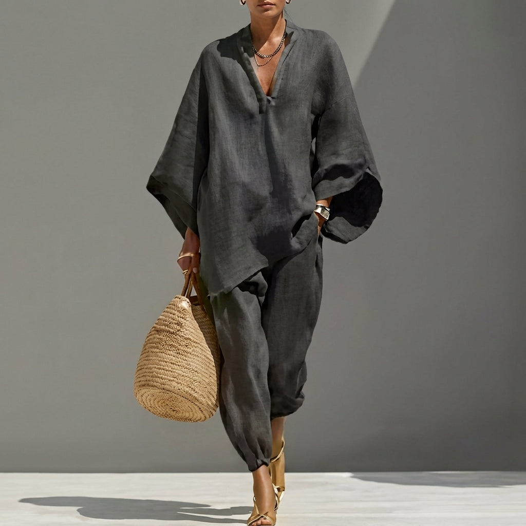 Pilar conjunto gris oscuro