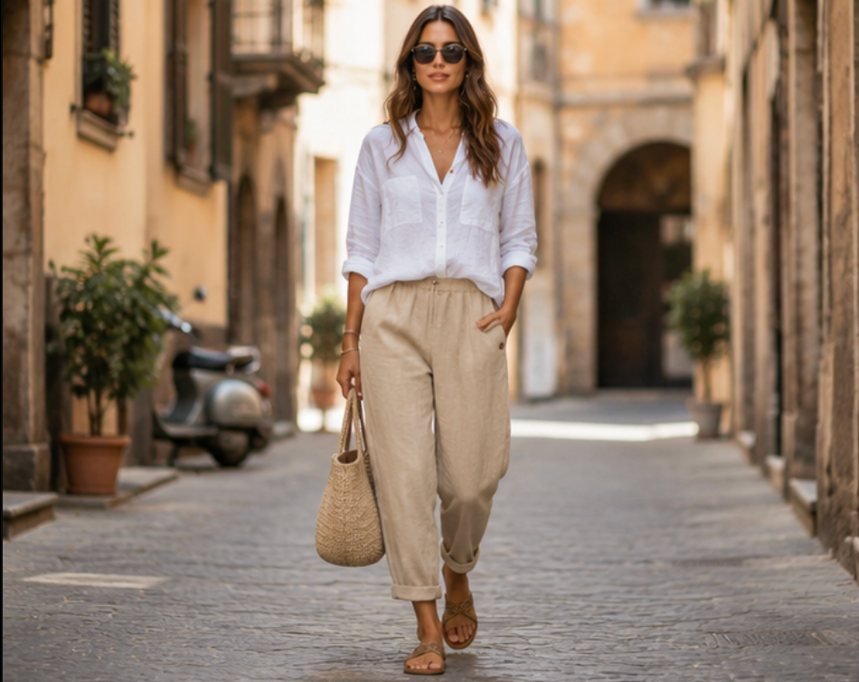 Esperanza pantalón de lino