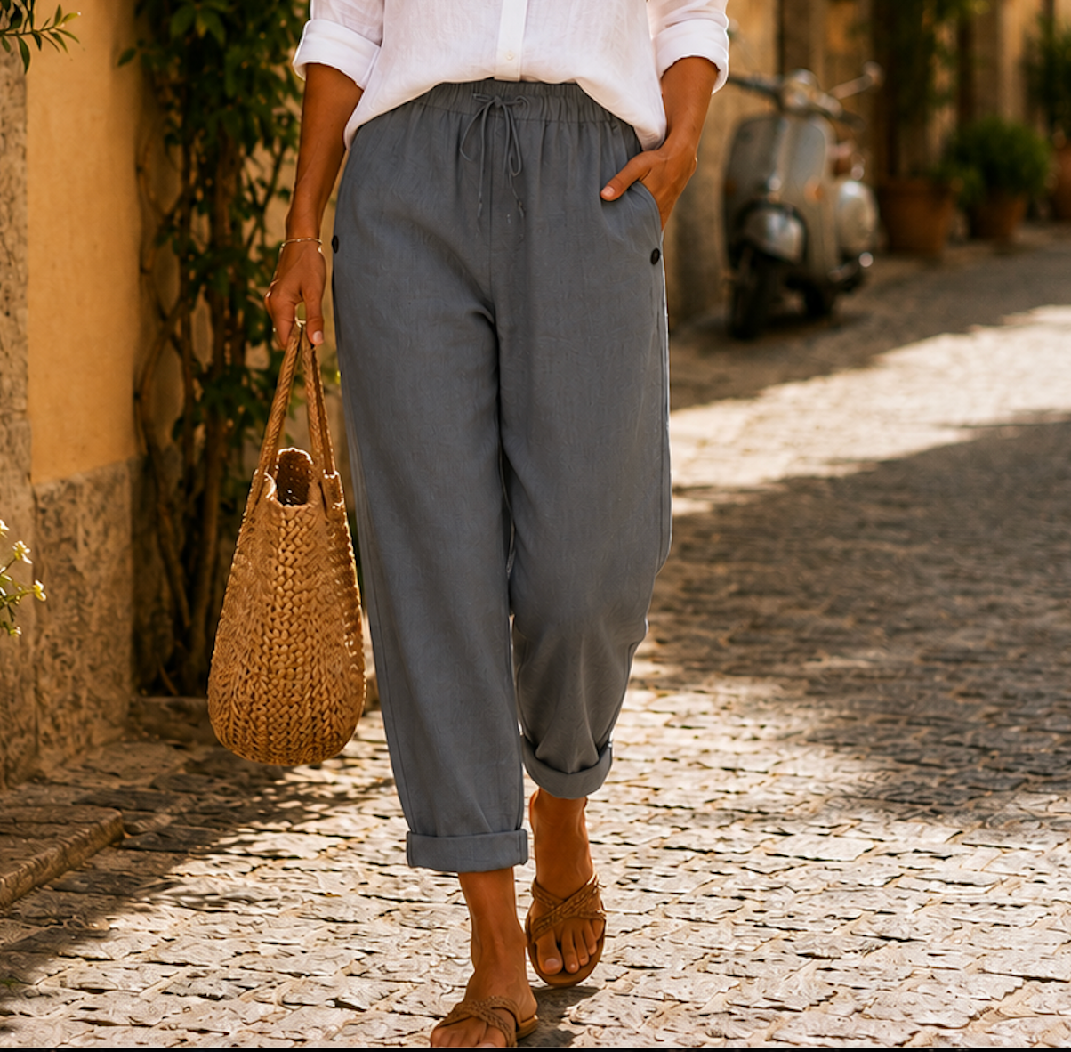 Esperanza pantalón gris