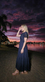 Vestido Adriático — Azul Marino