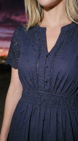 Vestido Adriático — Azul Marino