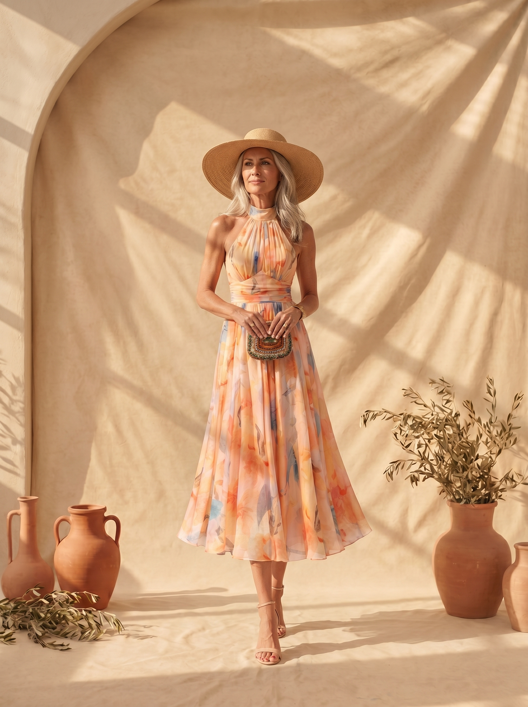 Aurora vestido halter