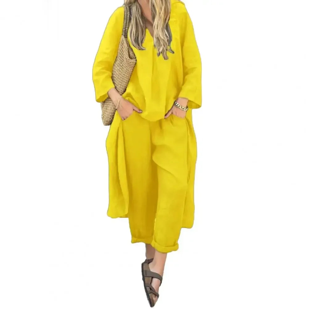 Milagros conjunto amarillo